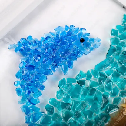 Dolphin Sea Glass Art Kit