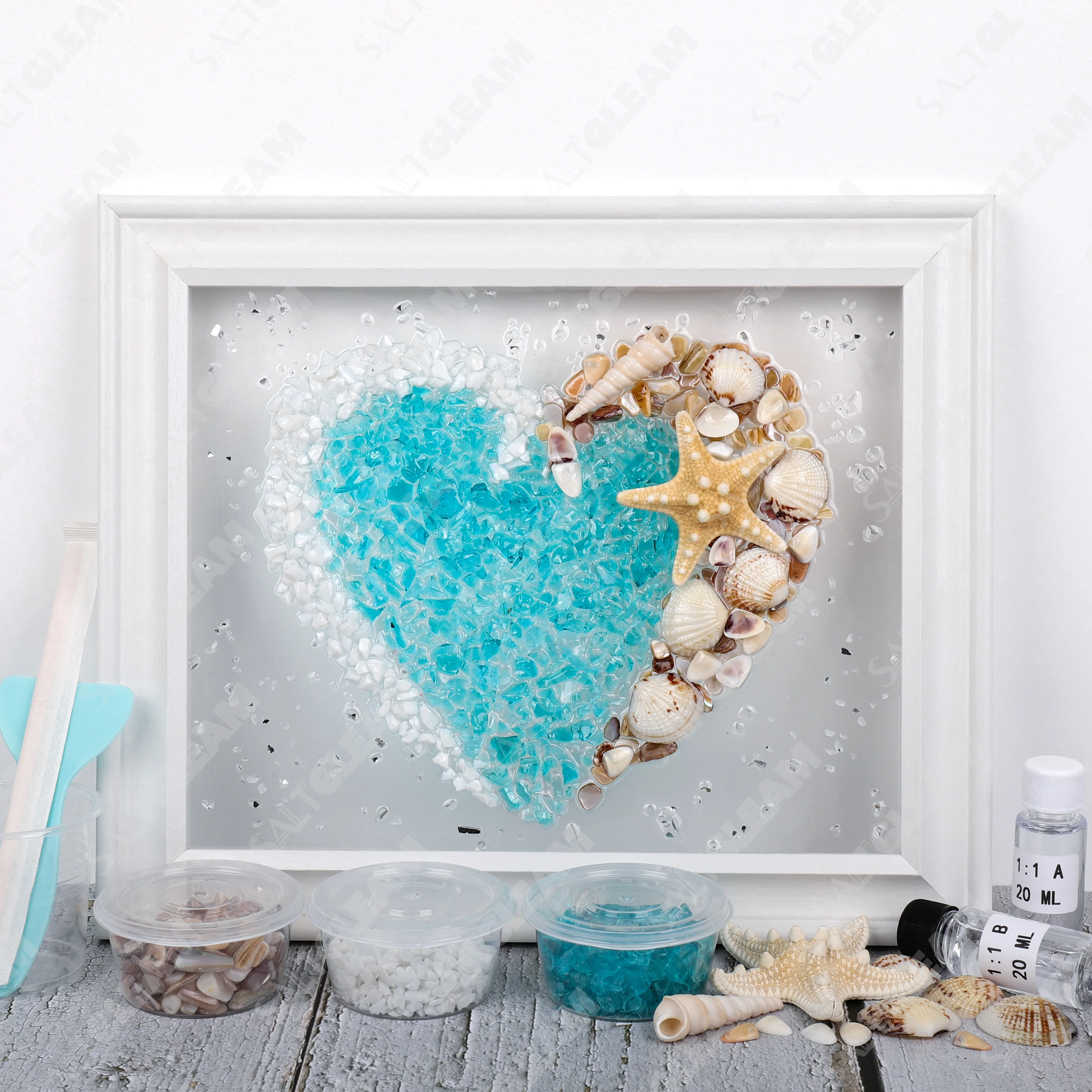 Heart of the Coast Sea Glass Art Kit