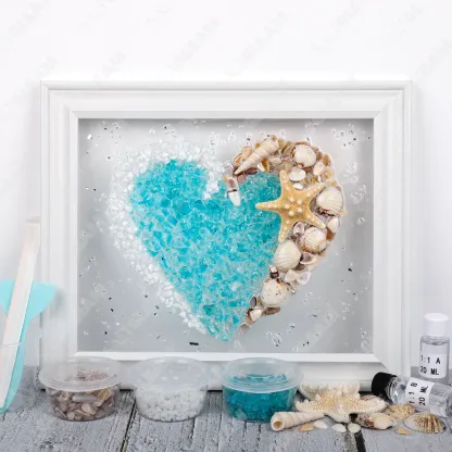 Heart of the Coast Sea Glass Art Kit