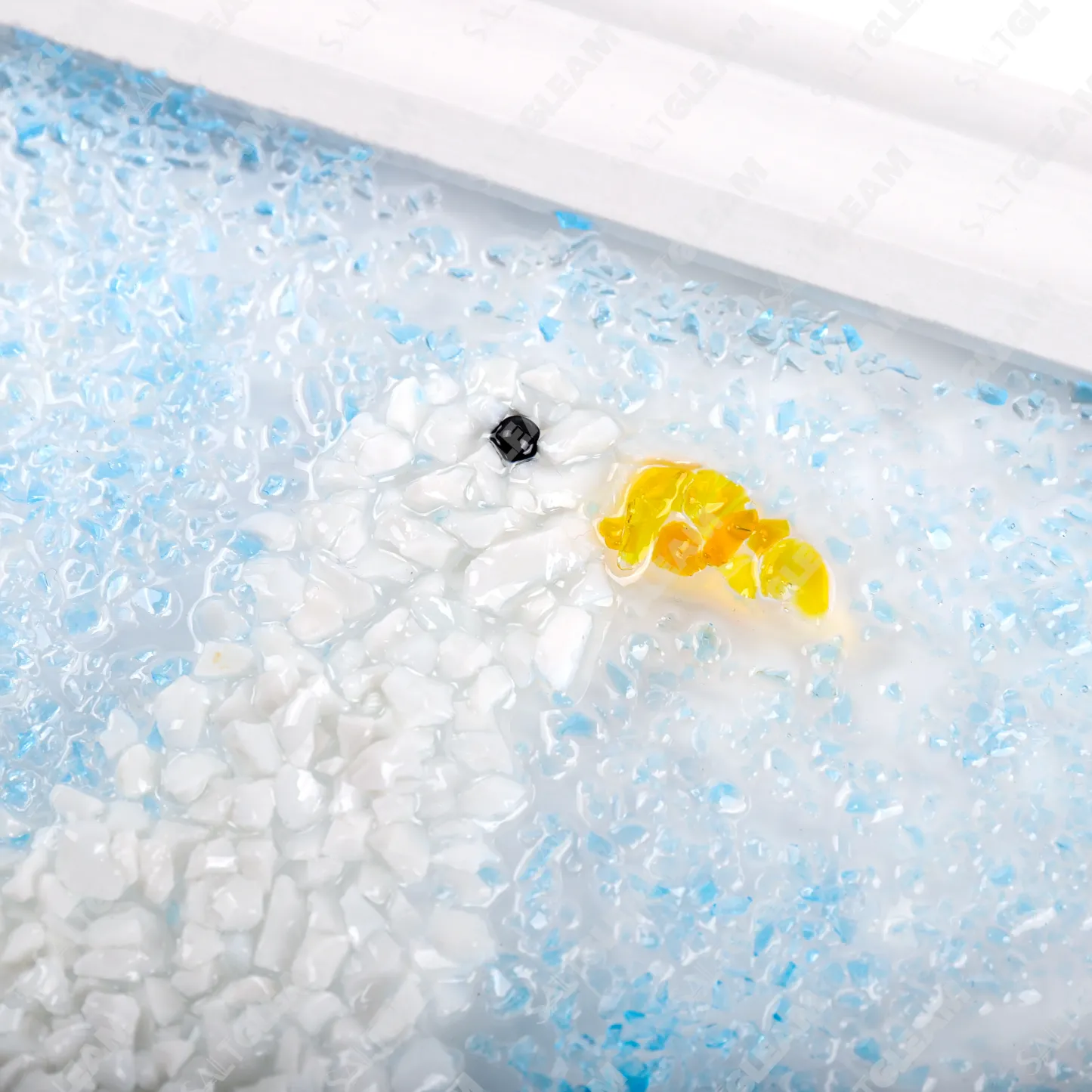 White Dove Sea Glass Art Kit