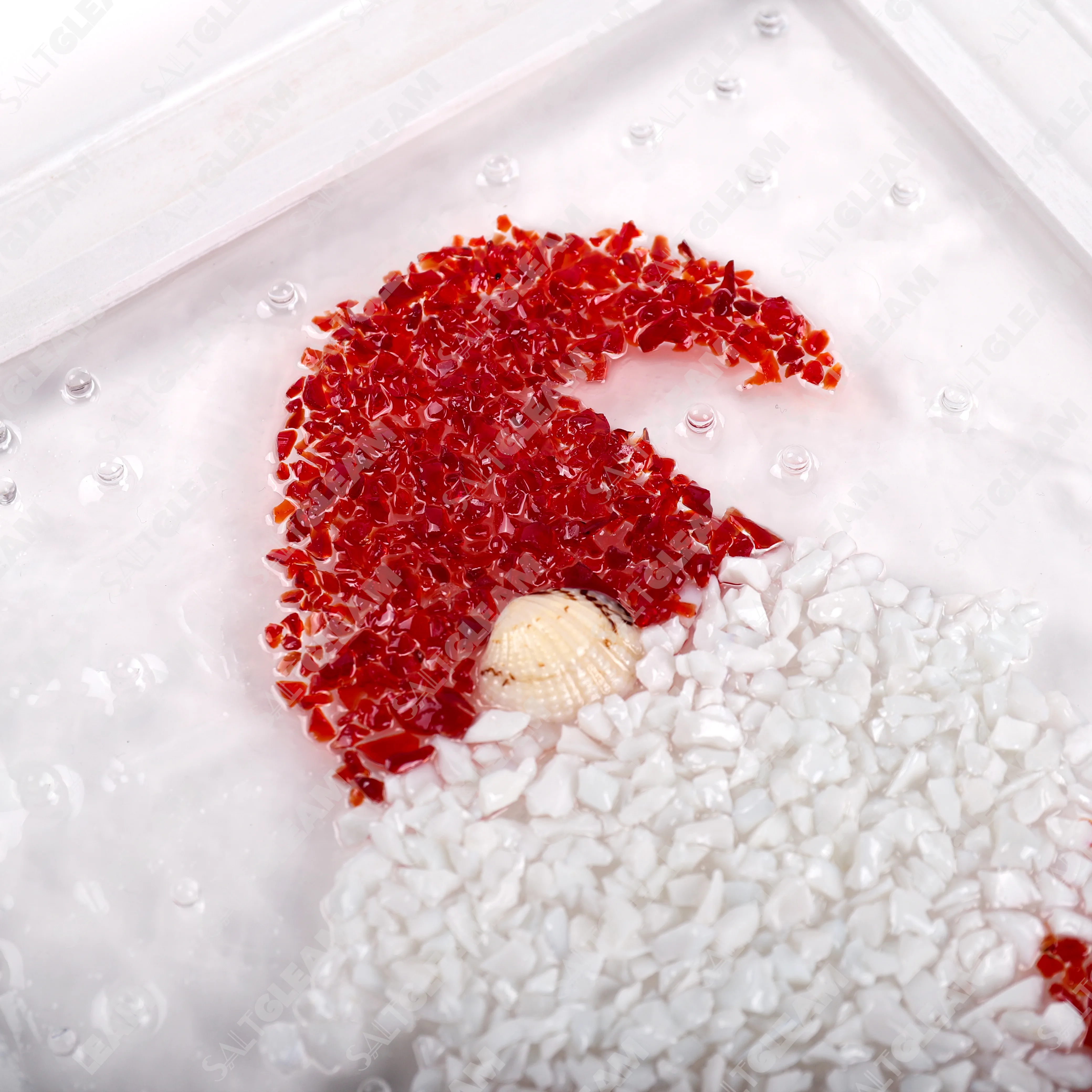 Red Gnome Sea Glass Art Kit