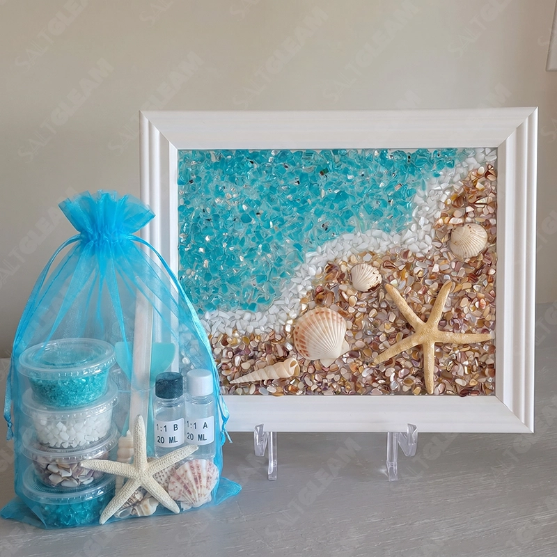 Tide and Shells Sea Glass Art Kit