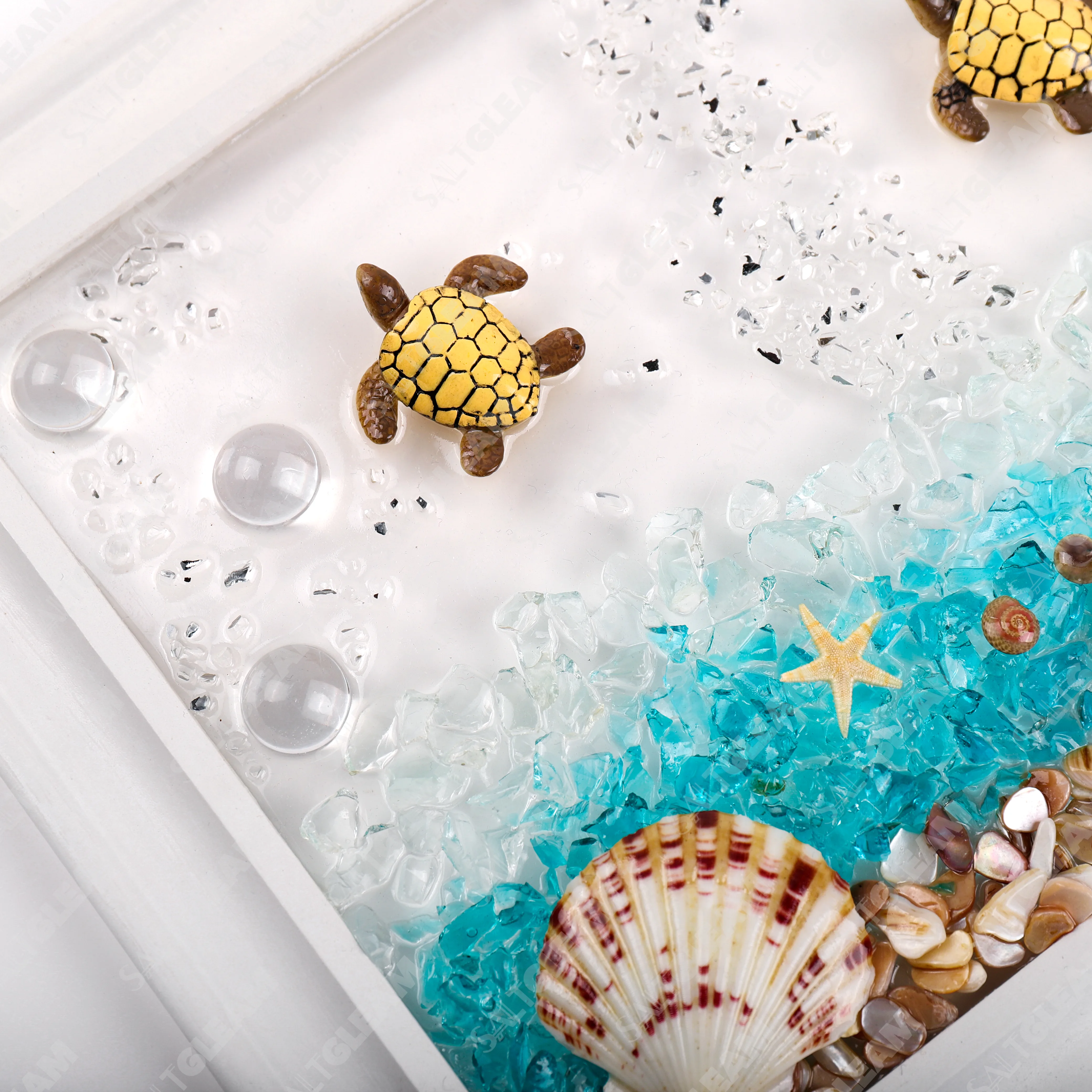 Ocean Turtle Sea Glass Art Kit
