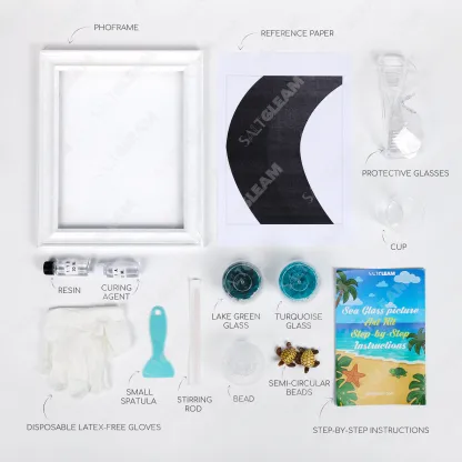 Sea Turtle Journey Sea Glass Art Kit