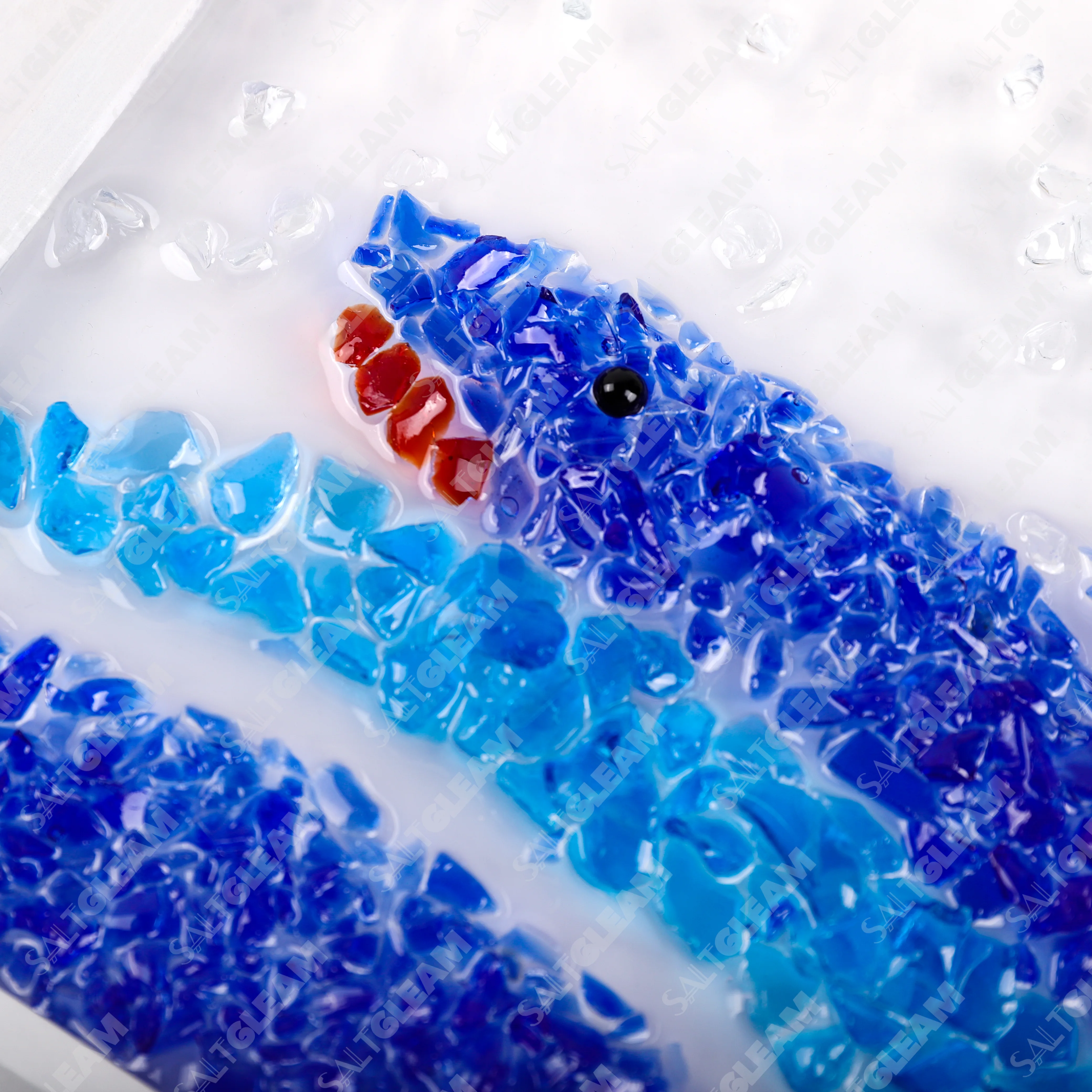 Shark Sea Glass Art Kit