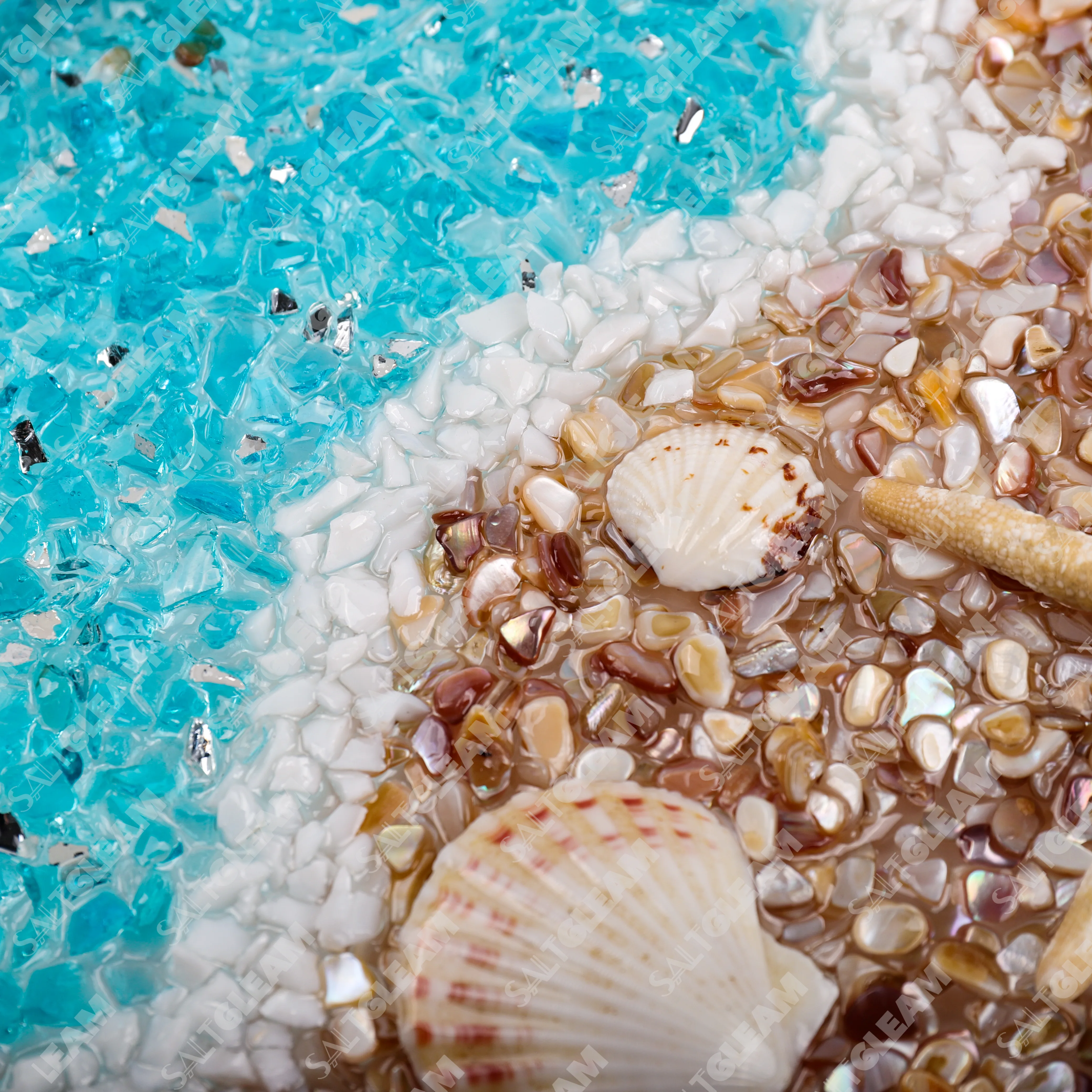 Tide and Shells Sea Glass Art Kit