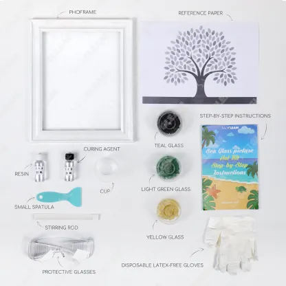 Tree Sea Glass Art Kit