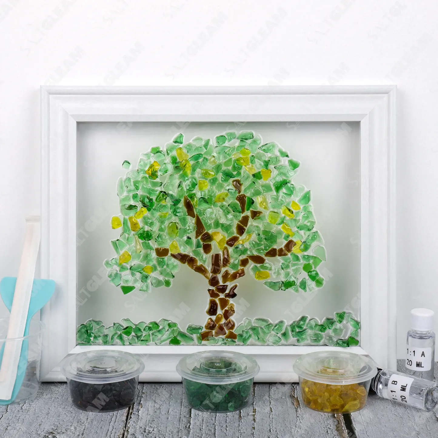 Tree Sea Glass Art Kit