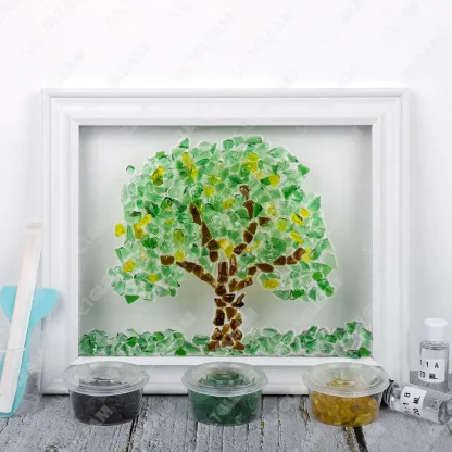 Tree Sea Glass Art Kit