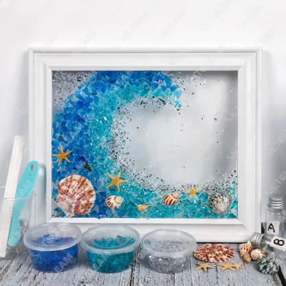 Wave Sea Glass Art Kit