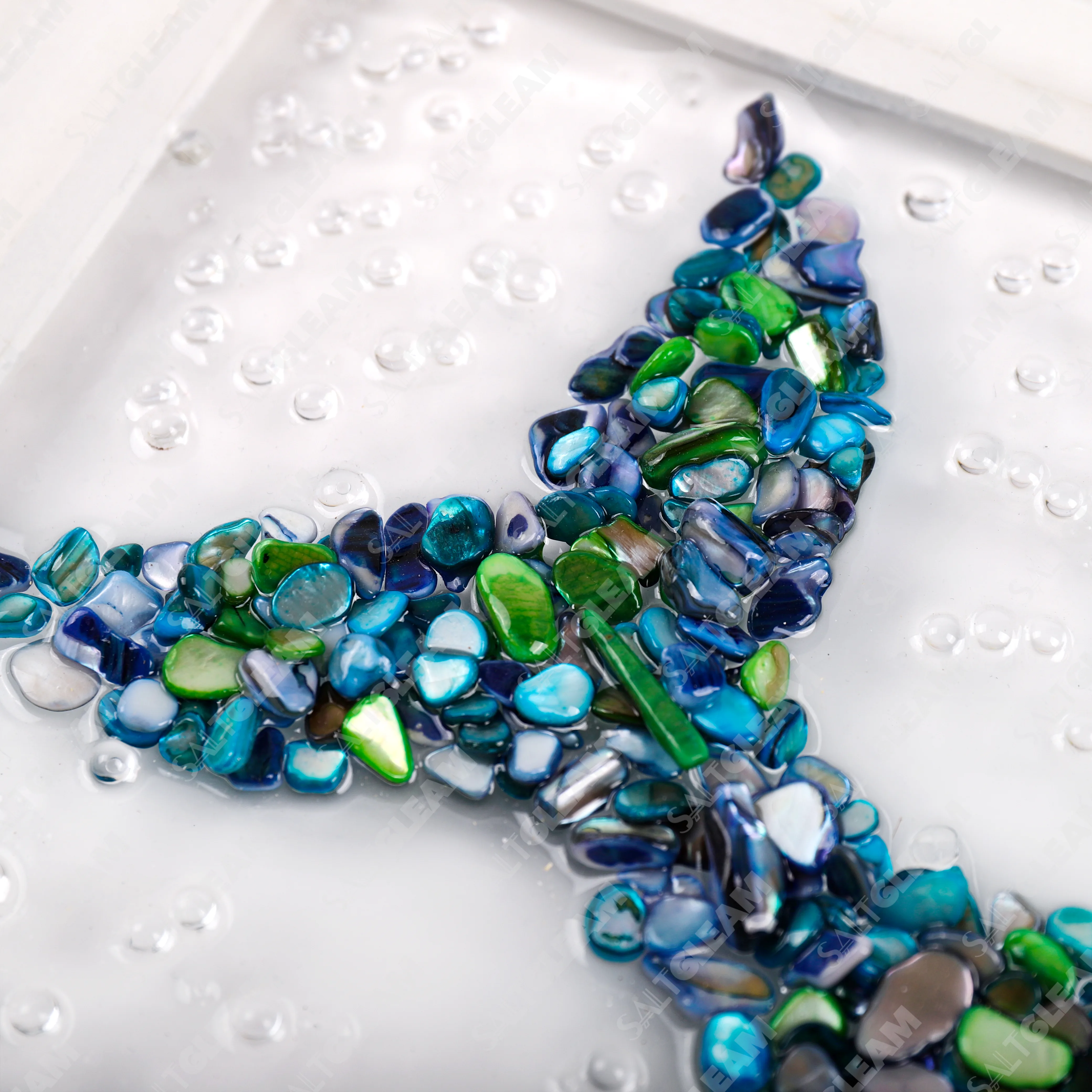 Whale Tail Sea Glass Art Kit