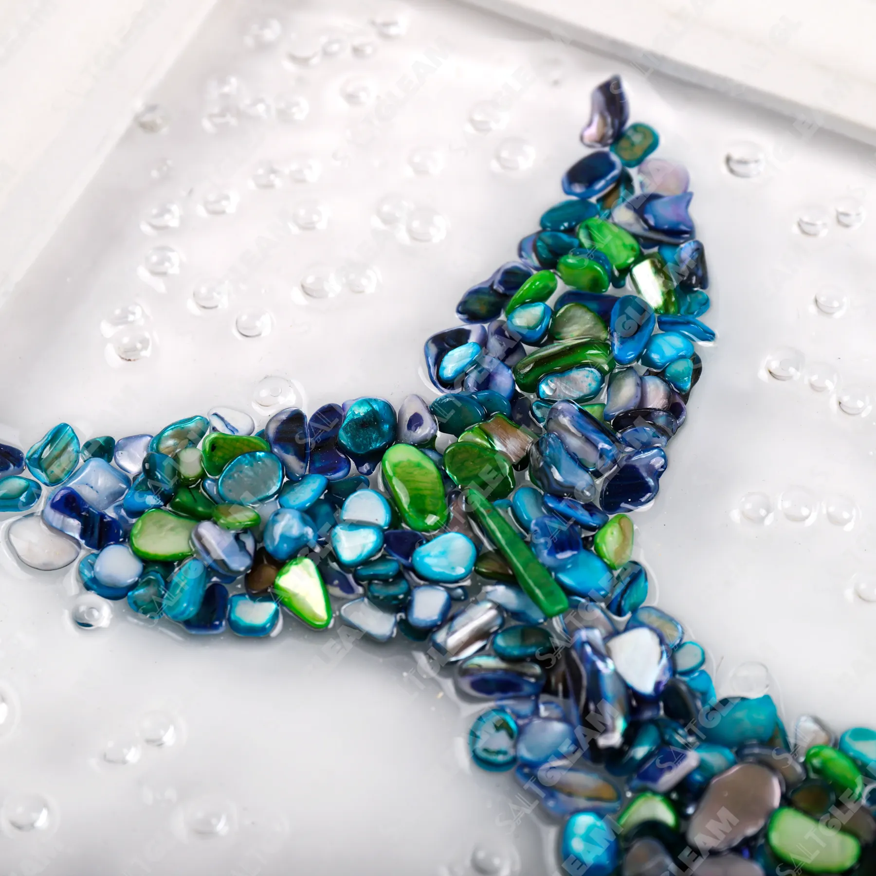 Whale Tail Sea Glass Art Kit