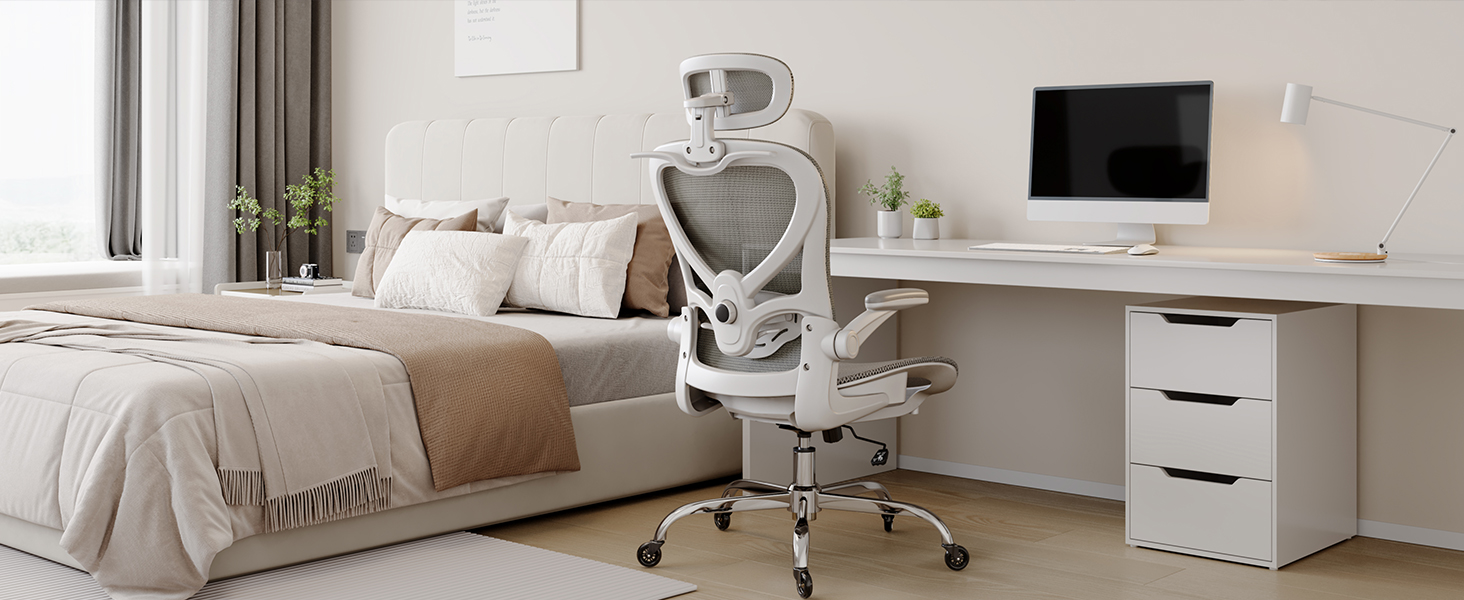 LarkLeaves Office Chair with Flip Up Arms