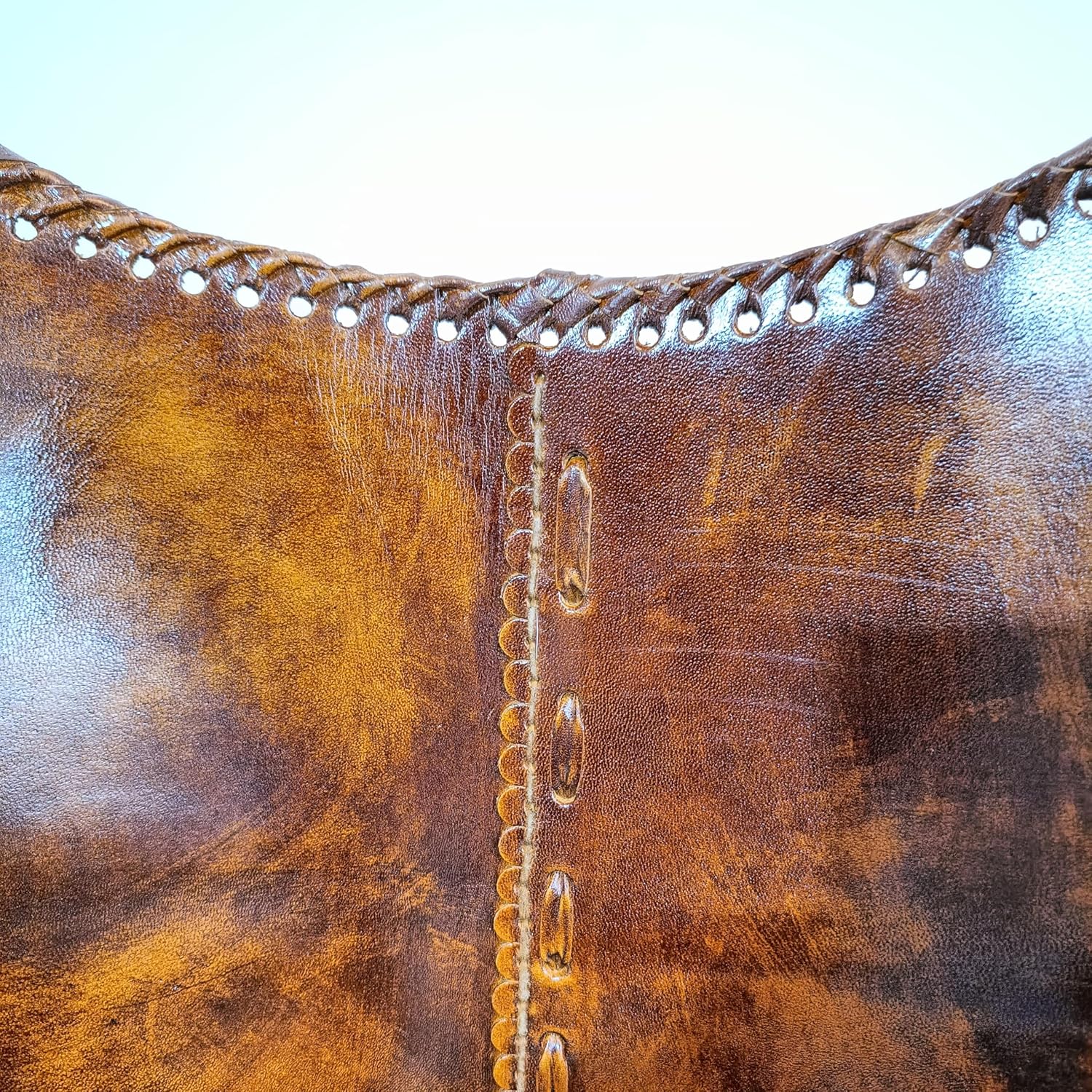 Vintage Leather Antique Butterfly Chair for Relaxing Folding Chair for Home