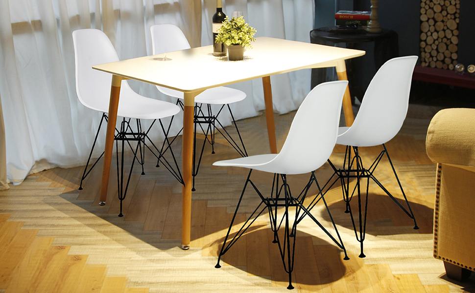 Sturdy Metal Legs: