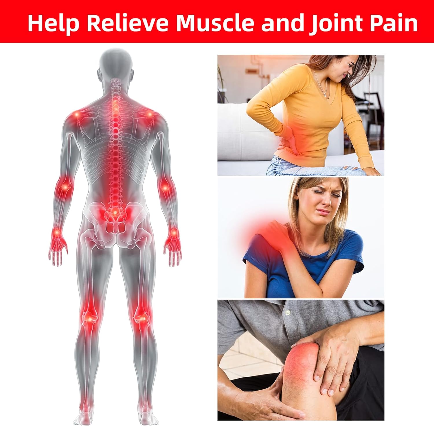 Red Light Therapy for Face and Body, 4 Modes Red Infrared Light Therapy Lamp with Stand Led 660nm Red Light-Therapy& 850nm Infrared Light Device for Body