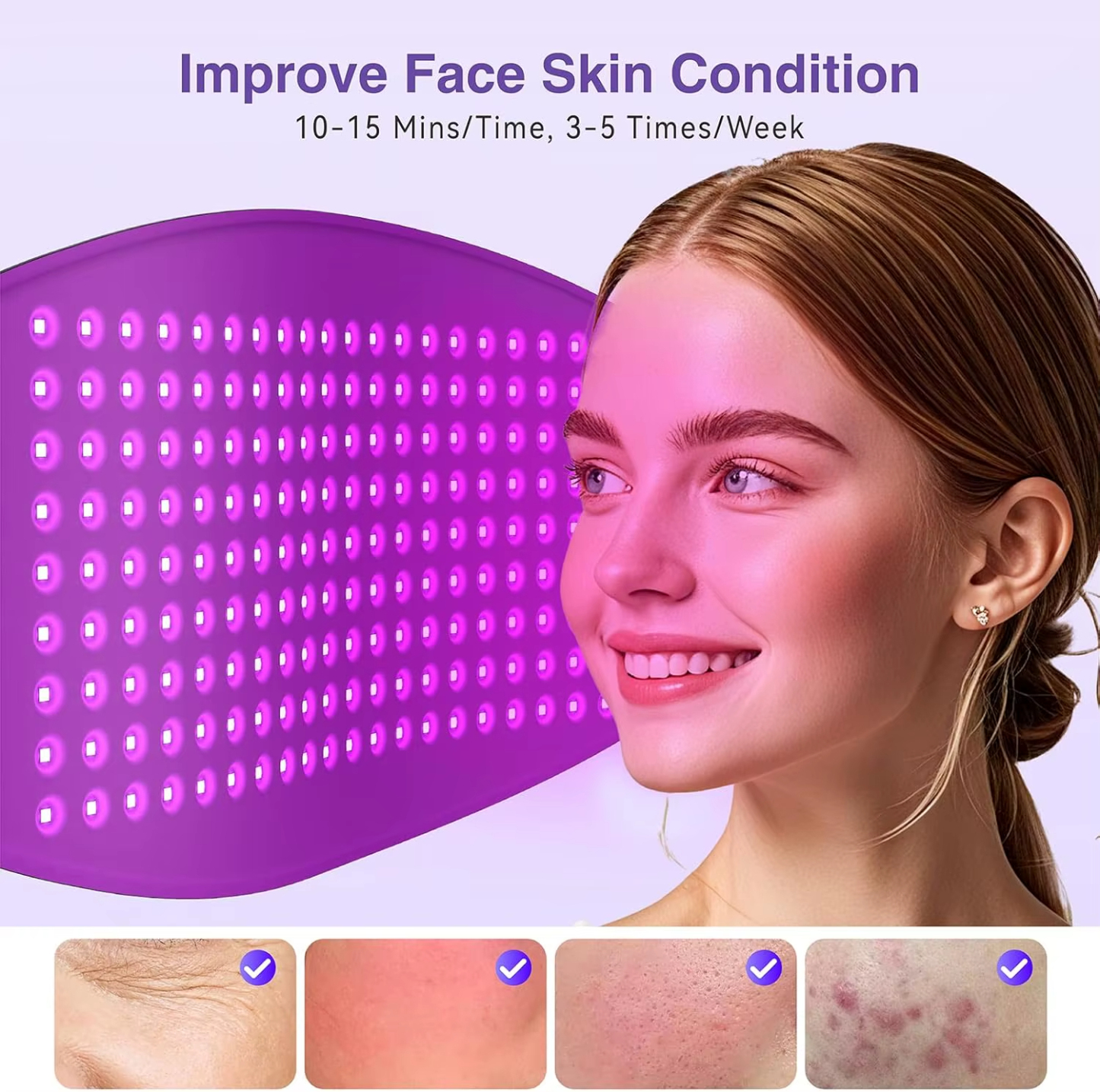 Professional Red Light Therapy Mask At Home Red Light Therapy for Face and Full Body 