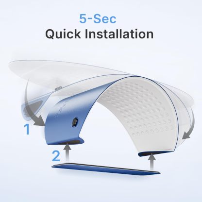 FDA Cleared Red Light Therapy for Face and Neck, 4 Modes LED Mask Light Therapy, Blue Infrared Red Light Therapy Mask for Wrinkles and Acne, PDT Photons Facial Skin Care Device