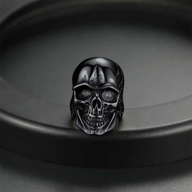 Stainless Steel Skeleton Head Rings