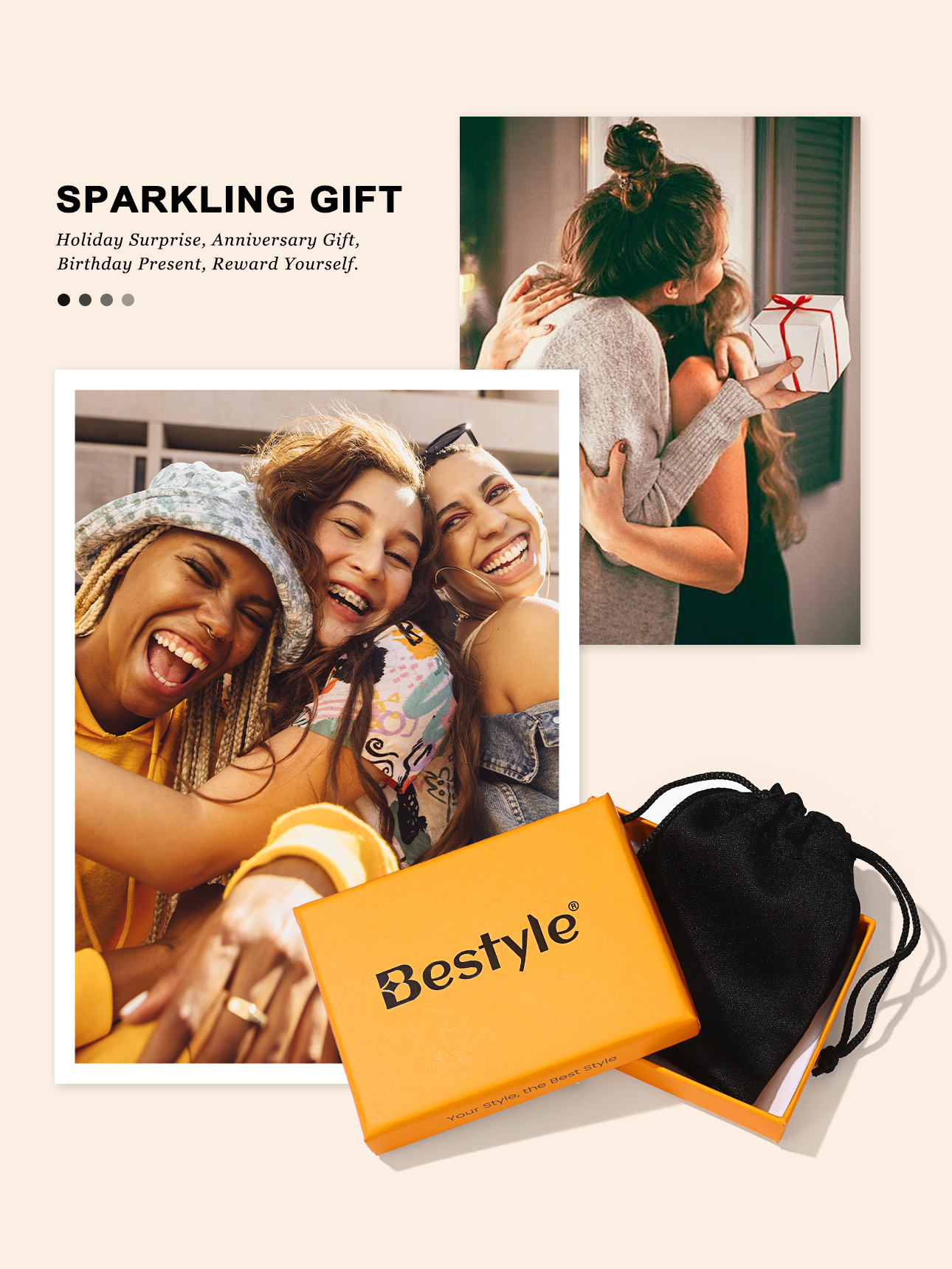 Gold Dainty Teardrop Ring Open Adjustable Band Ring