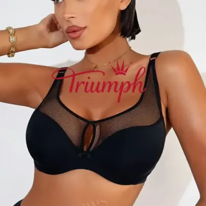 Triumph - 🍒(3 kusy) Bezešvá push-up podprsenka