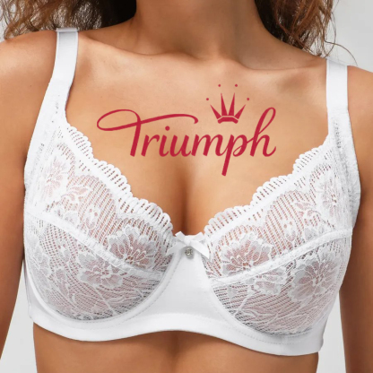 💖Triumph® 3-pack ✨2025 nová krajková podprsenka bez kostic, velká velikost [75A-110H]