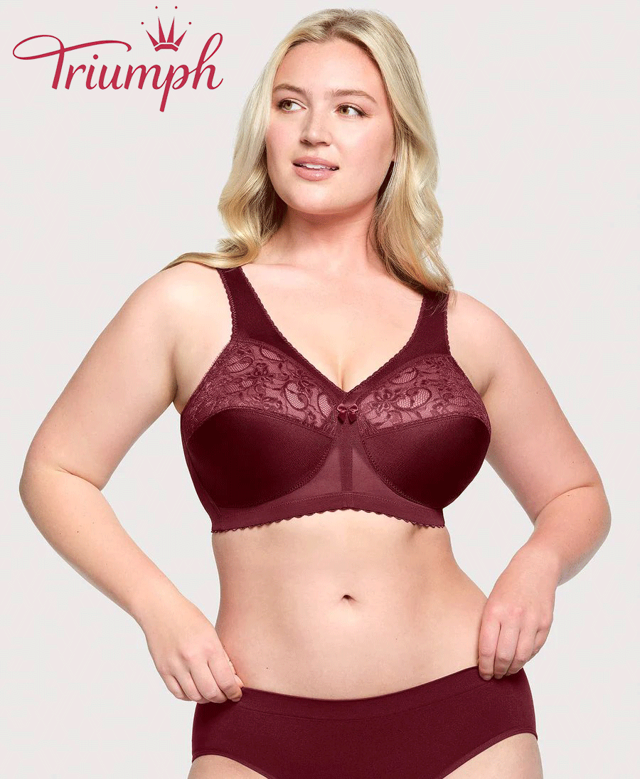Triumph - 3 kusy. 💞Podprsenka s krajkou Comfort Fit