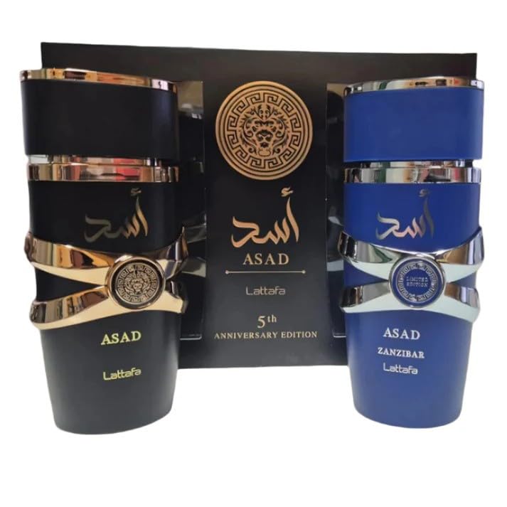 Lattafa Asad 5th Anniversary Set – Eau de Parfum – 2×100ml
