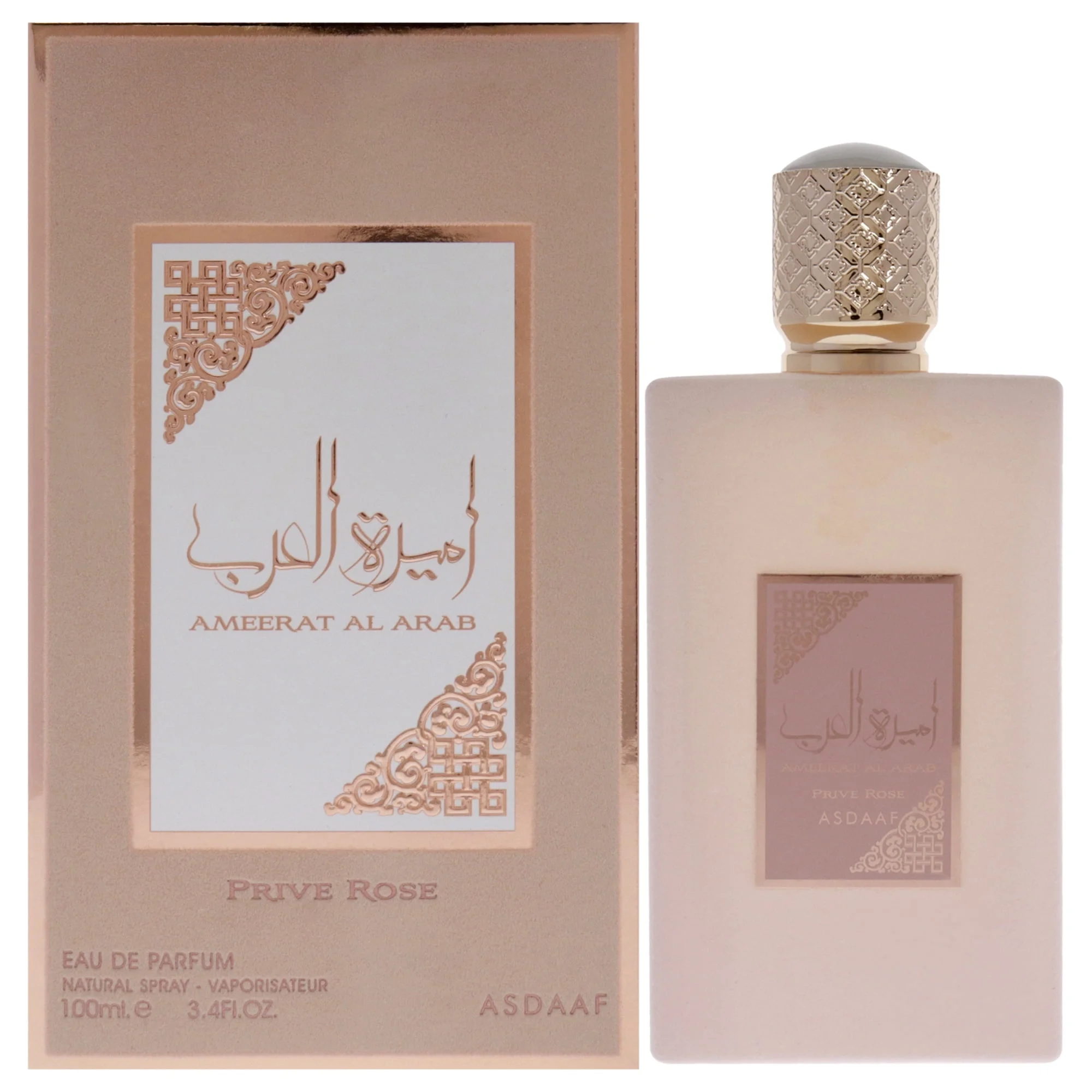 Lattafa Asdaaf Ameerat Al Arab Prive Rose– Eau de Parfum - Women – 100ml