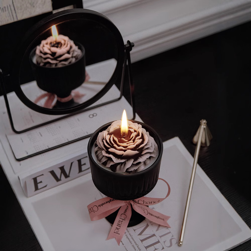 French Camellia Scented Candle Gift Set – Long-Lasting Home Aromatherapy for Bedroom & Living Room – Perfect Birthday Gift