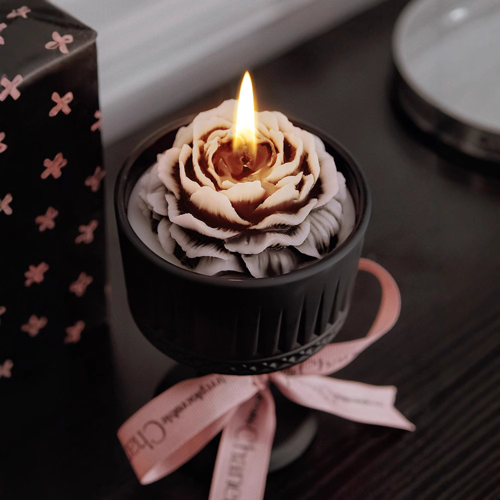 French Camellia Scented Candle Gift Set – Long-Lasting Home Aromatherapy for Bedroom & Living Room – Perfect Birthday Gift