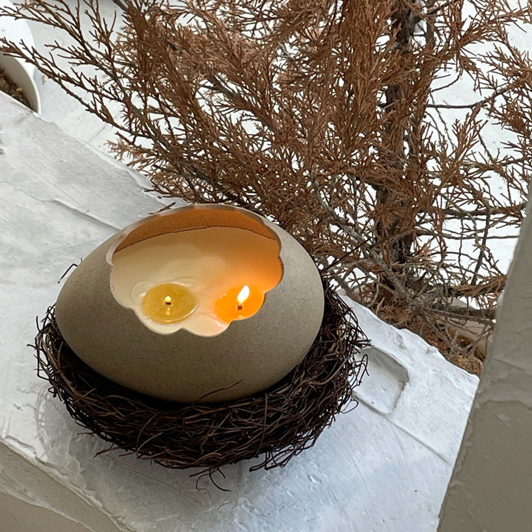 Creative Eggshell-Shaped Aromatherapy Candles – Elegant Home Fragrance Decor, Perfect Gift for Birthday, Wedding & Souvenirs