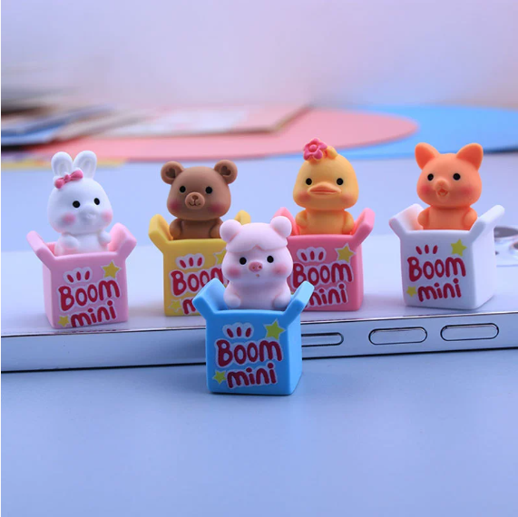 Three-dimensional cute animal gift box