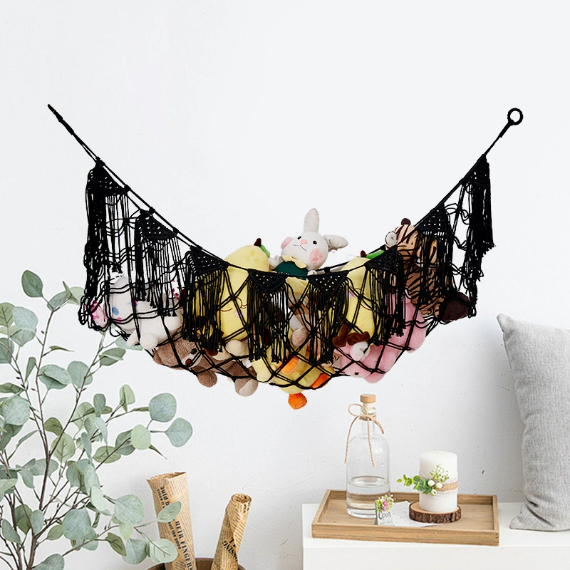 Toy storage hammock