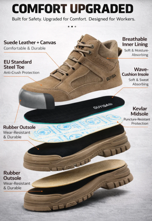 🎁Protective Tactical Safety Boots