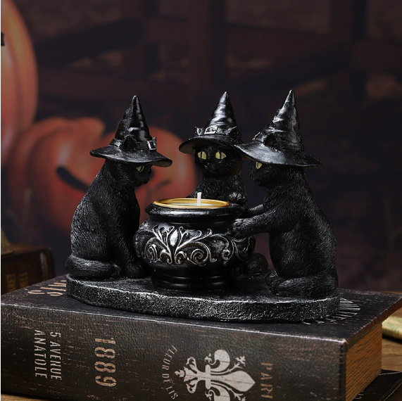 Halloween Candlestick Decorative Props