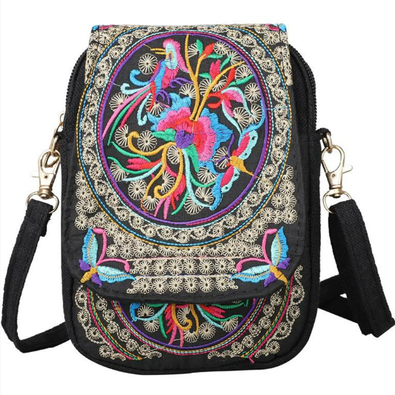 Ethnic embroidered bag