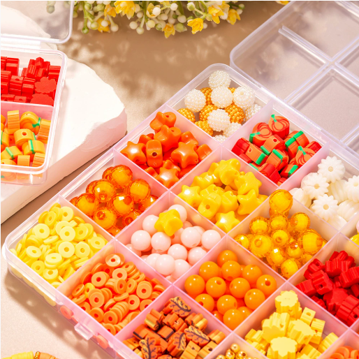 Thanksgiving Soft Clay Sheet Set Pumpkin Beads Maple Leaf Bead DIY Accessories