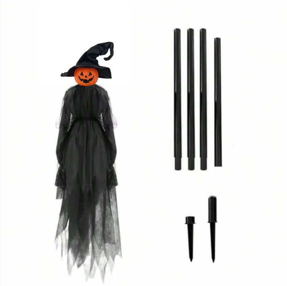 Halloween Colorful Glowing Witch