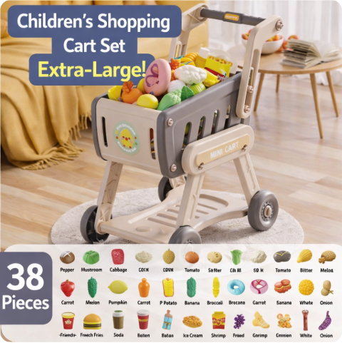 🎈Children's Shopping Cart Set