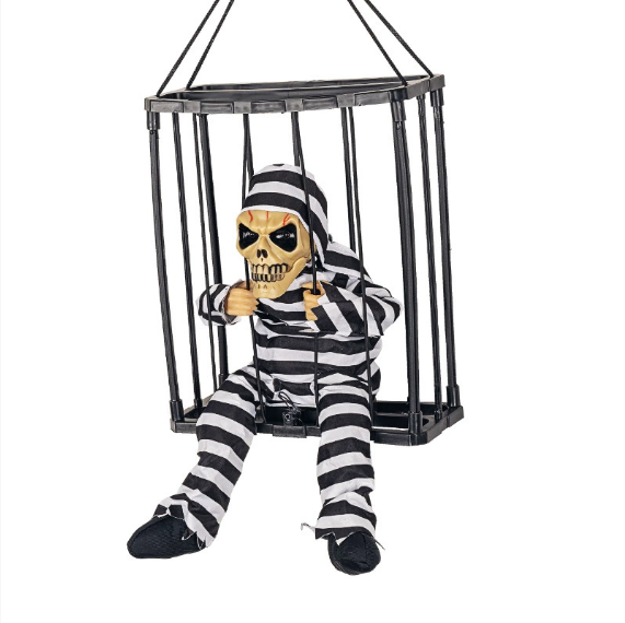 Halloween Prisoner Cage Ghost