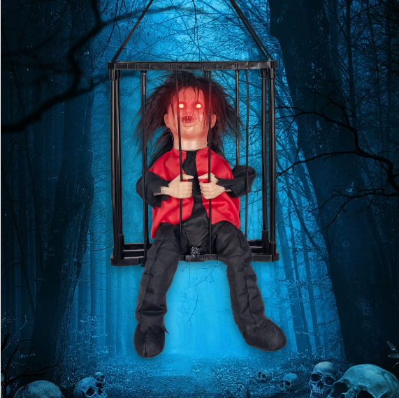 Halloween Cage Ghost Decoration