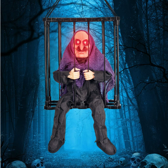 Halloween Cage Ghost Decoration