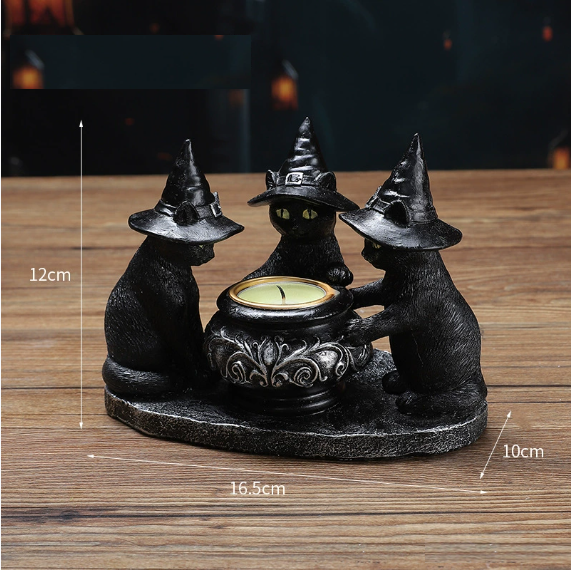 Halloween Candlestick Decorative Props
