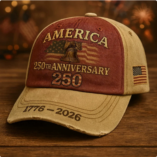 🎖Embroidery Craft US 250th Anniversary Cap
