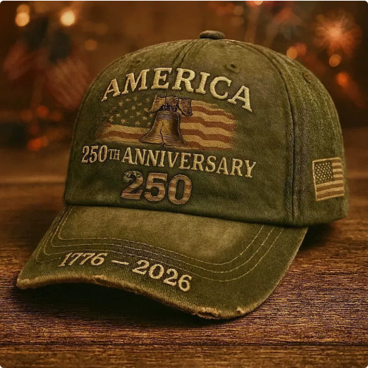 🎖Embroidery Craft US 250th Anniversary Cap