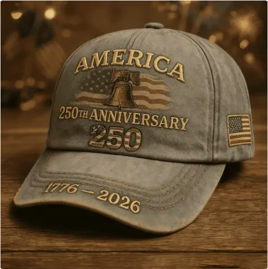 🎖Embroidery Craft US 250th Anniversary Cap