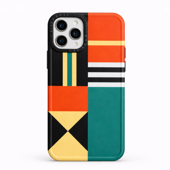 🔶Geometric style phone case