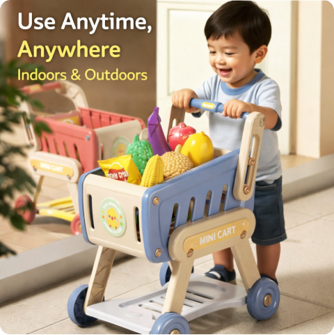 🎈Children's Shopping Cart Set