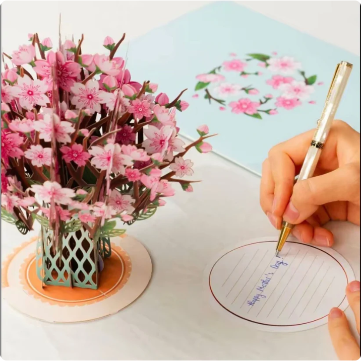 💐Flower Bouquet Card Keepsake